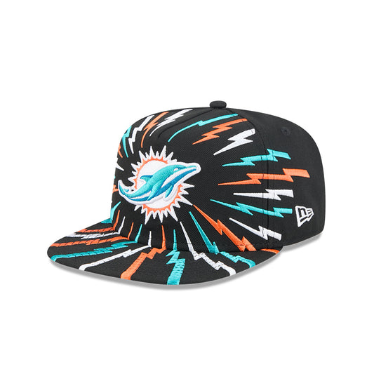 Miami Dolphins New Era "THE BOLT" 9Fifty A-Frame Snapback NFL Hat - Black