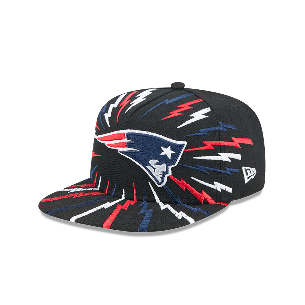 New England Patriots New Era "THE BOLT" 9Fifty A-Frame Snapback NFL Hat - Black