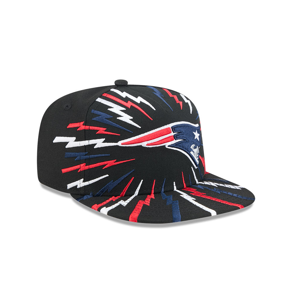 New England Patriots New Era "THE BOLT" 9Fifty A-Frame Snapback NFL Hat - Black