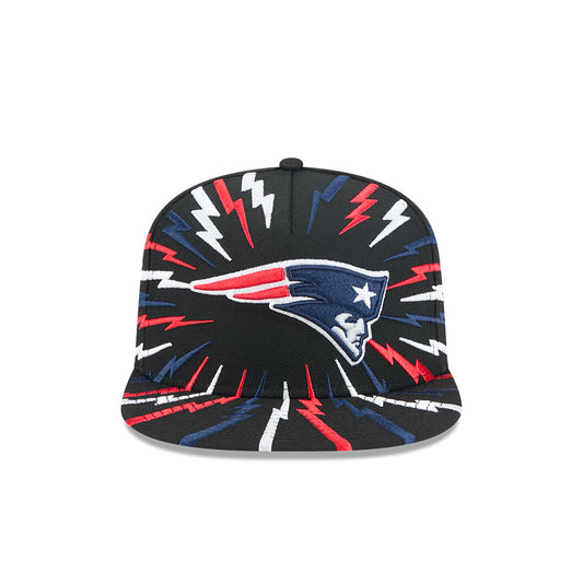 New England Patriots New Era "THE BOLT" 9Fifty A-Frame Snapback NFL Hat - Black