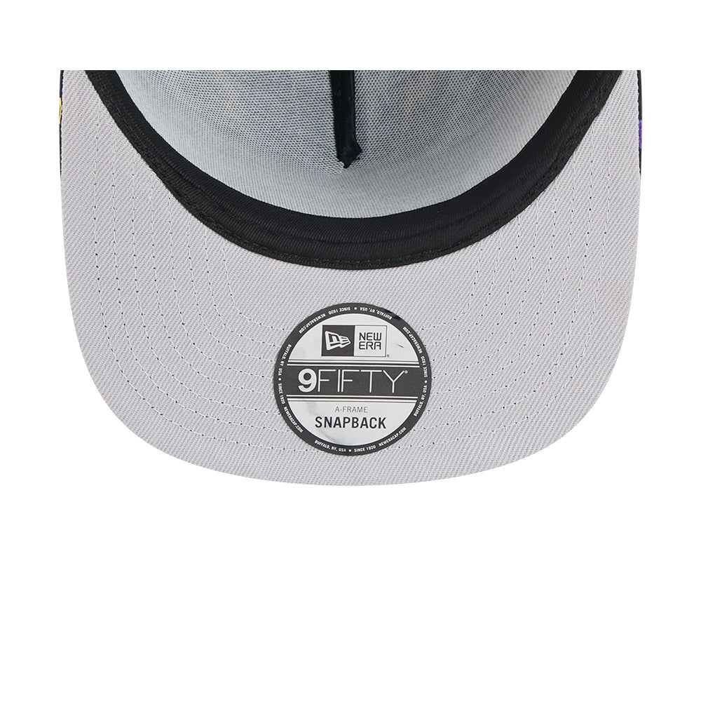 Minnesota Vikings New Era "THE BOLT" 9Fifty A-Frame Snapback NFL Hat - Black