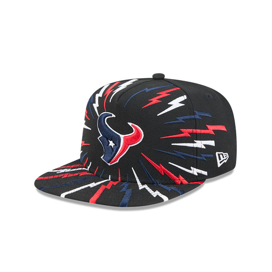 Houston Texans New Era "THE BOLT" 9Fifty A-Frame Snapback NFL Hat - Black