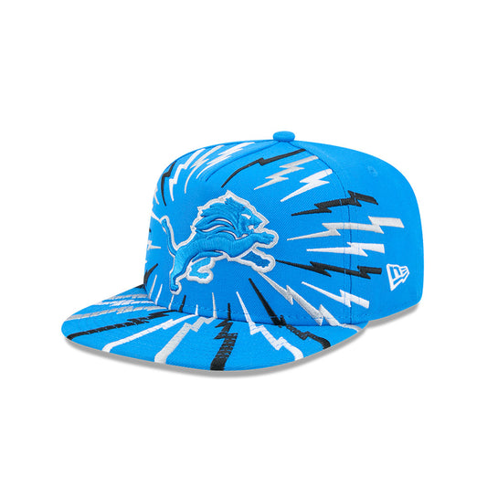 Detroit Lions New Era "THE BOLT" 9Fifty A-Frame Snapback NFL Hat - Lions Blue