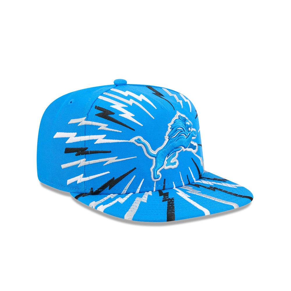 Detroit Lions New Era "THE BOLT" 9Fifty A-Frame Snapback NFL Hat - Lions Blue