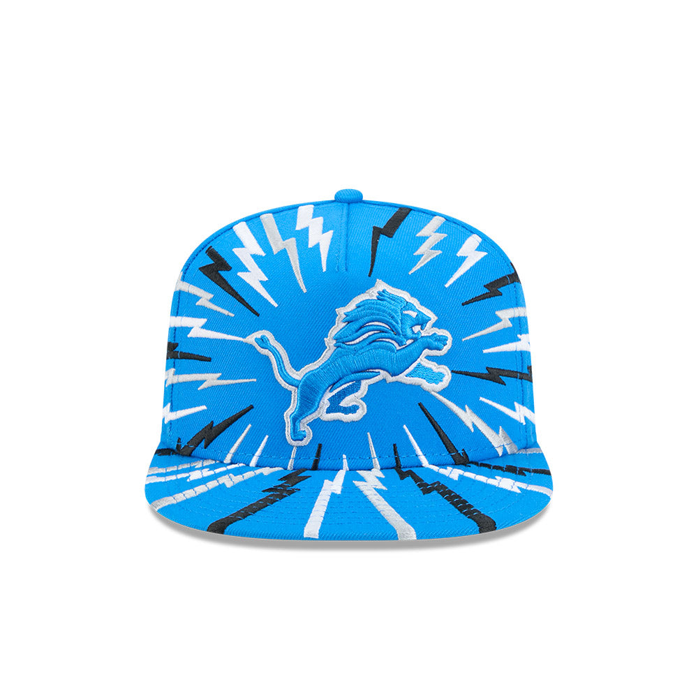 Detroit Lions New Era "THE BOLT" 9Fifty A-Frame Snapback NFL Hat - Lions Blue