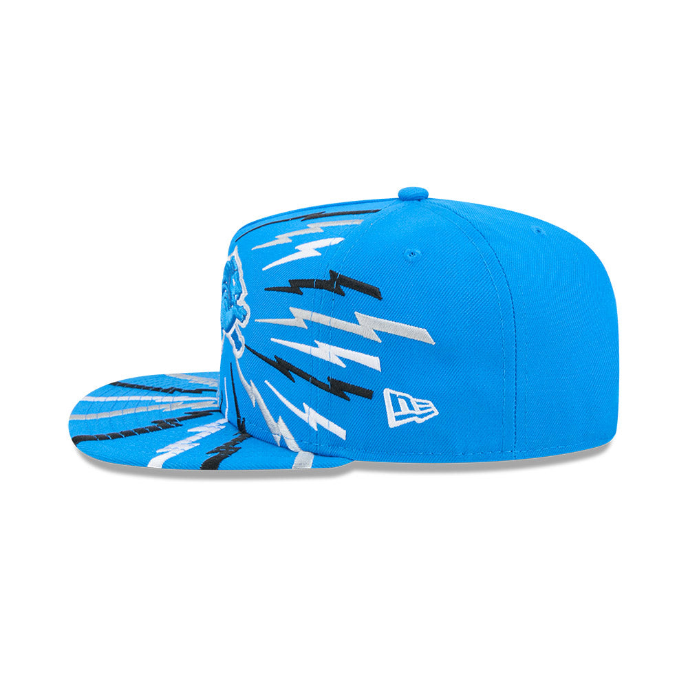 Detroit Lions New Era "THE BOLT" 9Fifty A-Frame Snapback NFL Hat - Lions Blue