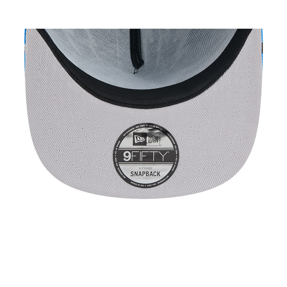 Detroit Lions New Era "THE BOLT" 9Fifty A-Frame Snapback NFL Hat - Lions Blue