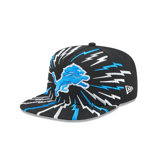 Detroit Lions New Era "THE BOLT" 9Fifty A-Frame Snapback NFL Hat - Black