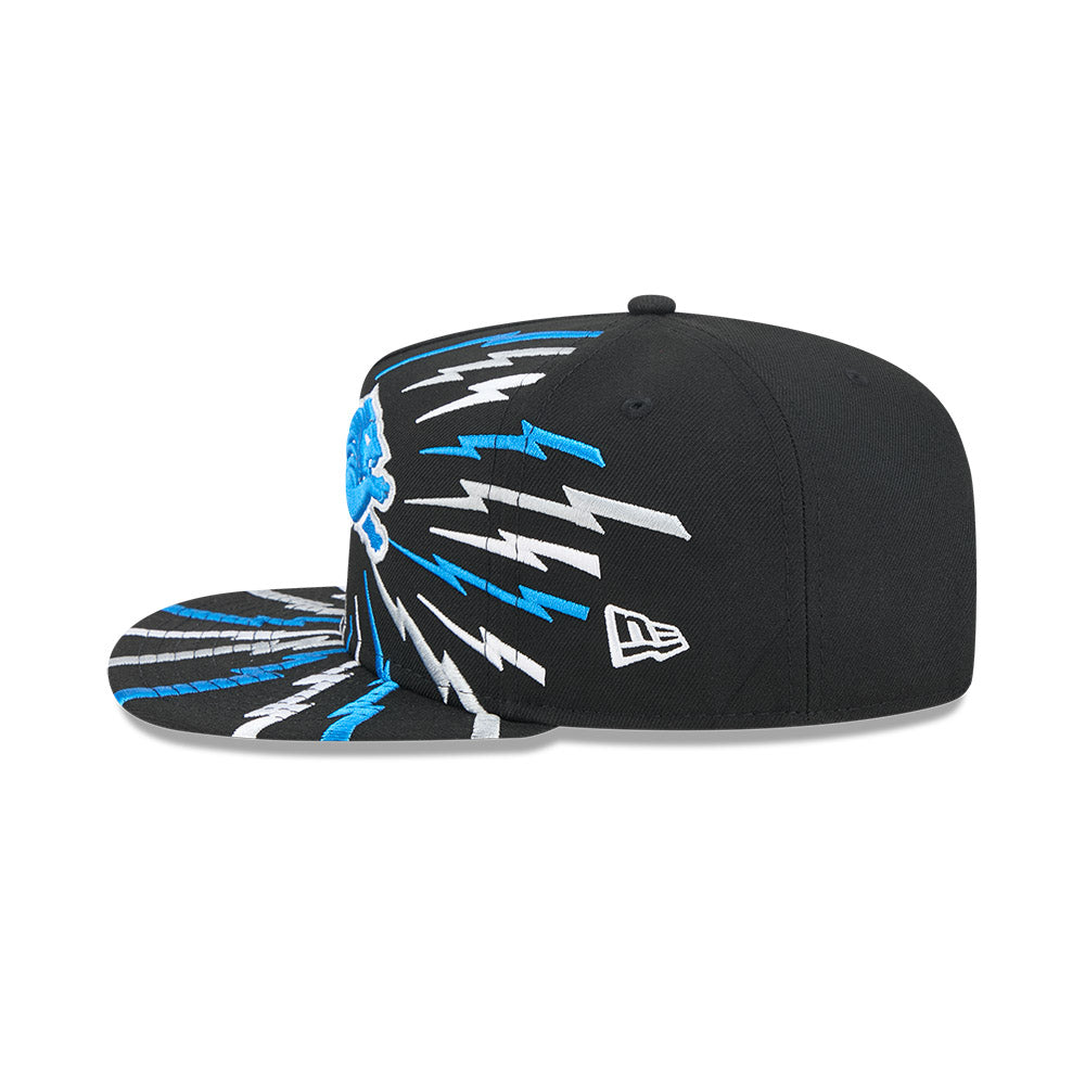 Detroit Lions New Era "THE BOLT" 9Fifty A-Frame Snapback NFL Hat - Black