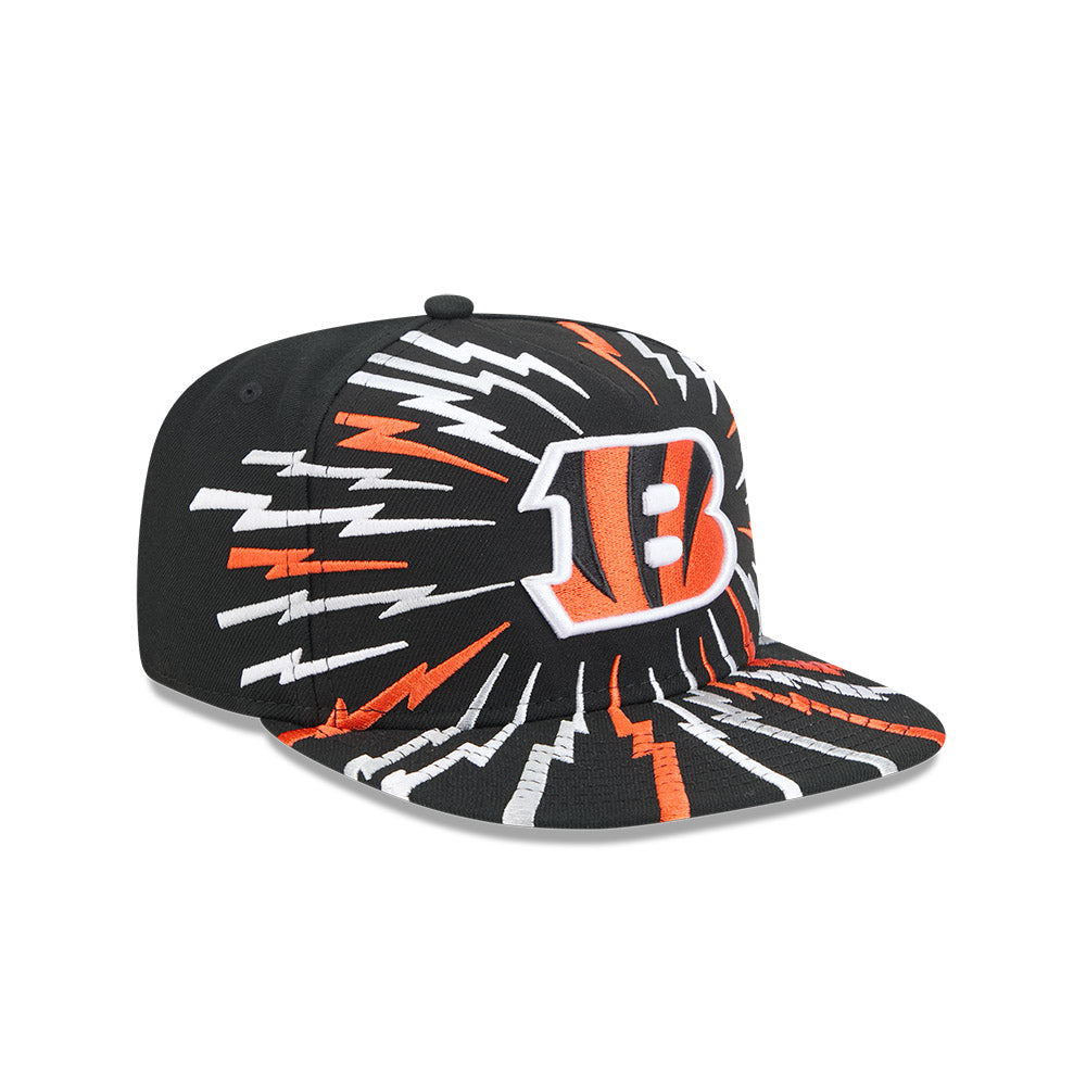 Cincinnati Bengals New Era "THE BOLT" 9Fifty A-Frame Snapback NFL Hat - Black