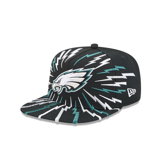 Philadelphia Eagles New Era "THE BOLT" 9Fifty A-Frame Snapback NFL Hat - Black