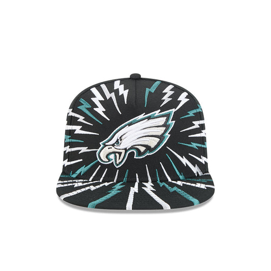 Philadelphia Eagles New Era "THE BOLT" 9Fifty A-Frame Snapback NFL Hat - Black