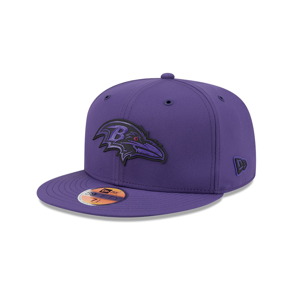 Baltimore Ravens New Era 2026 Official NFL Sideline 59FIFTY Fitted Hat - Purple