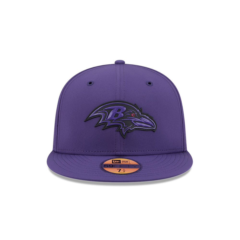 Baltimore Ravens New Era 2026 Official NFL Sideline 59FIFTY Fitted Hat - Purple