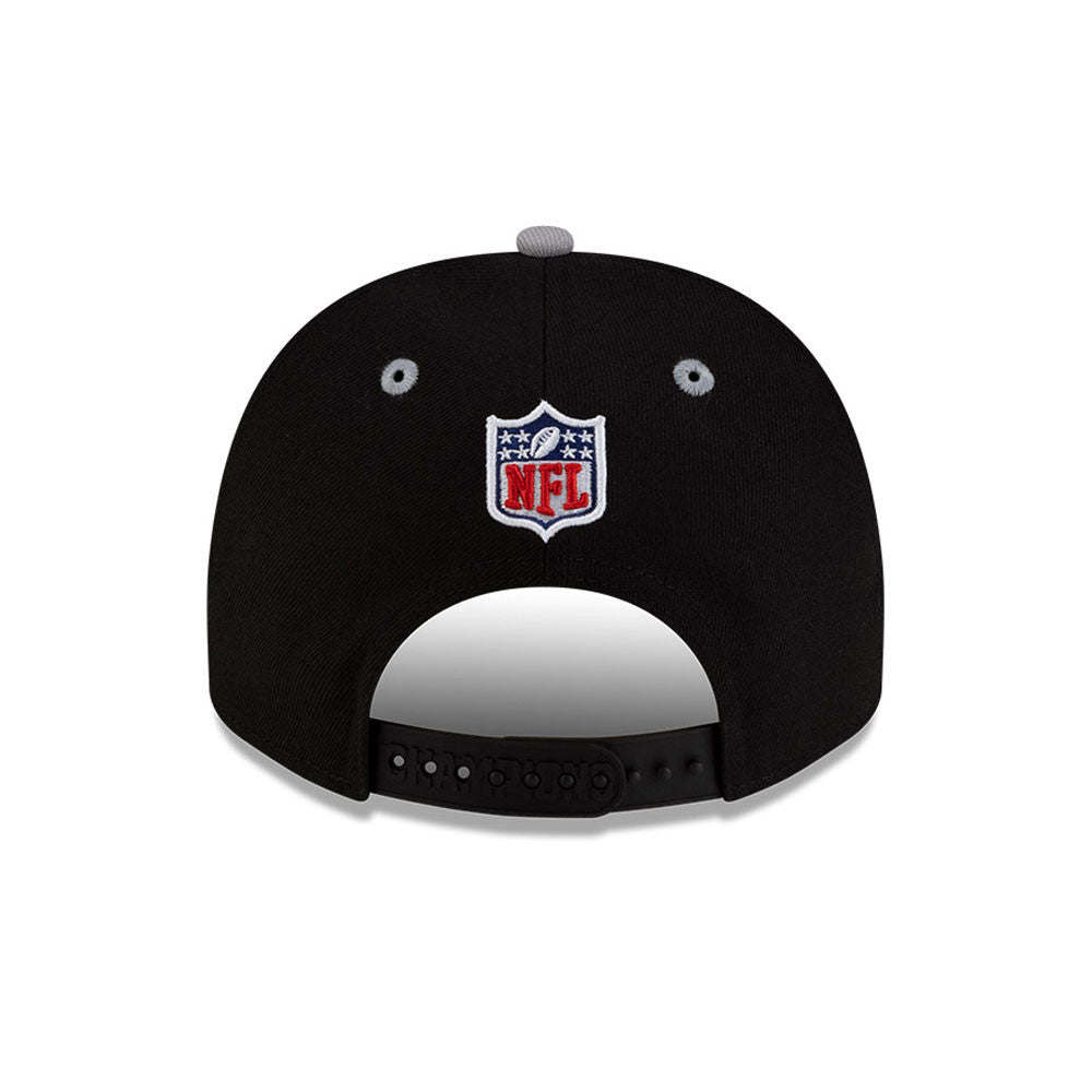 Seattle Seahawks New Era 2025 NFC Champions Locker Room Trophy Collection A-Frame 9FIFTY Snapback Hat - Black