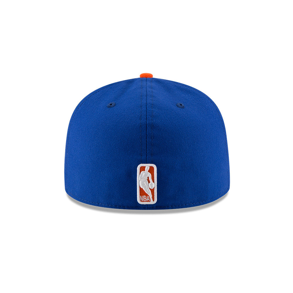 New York Knicks New Era NBA CLASSIC 59FIFTY 2Tone Fitted Hat - Royal/Orange