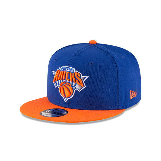 New York Knicks New Era NBA CLASSIC 2TONE 9FIFTY Snapback Hat – Royal /Orange