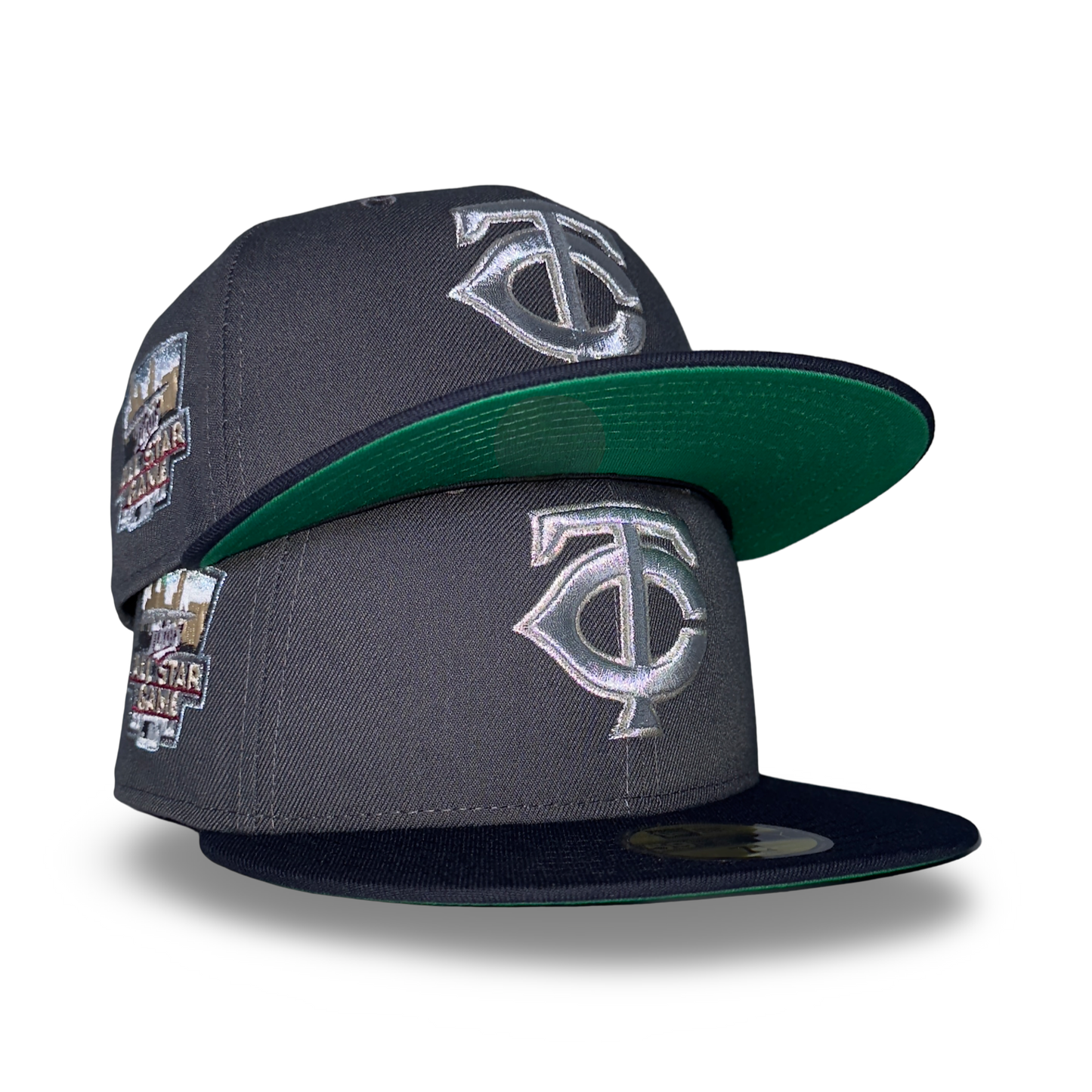 MInnesota Twins "TWIN SHADOW" Exclusive New Era 59Fifty Fitted Hat - Dark Graphite/Navy