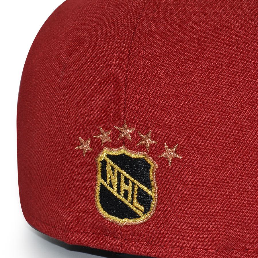 Florida Panthers "BEAST OF FIRE" Exclusive New Era 59Fifty Fitted Hat - H-Red/Dark Graphite