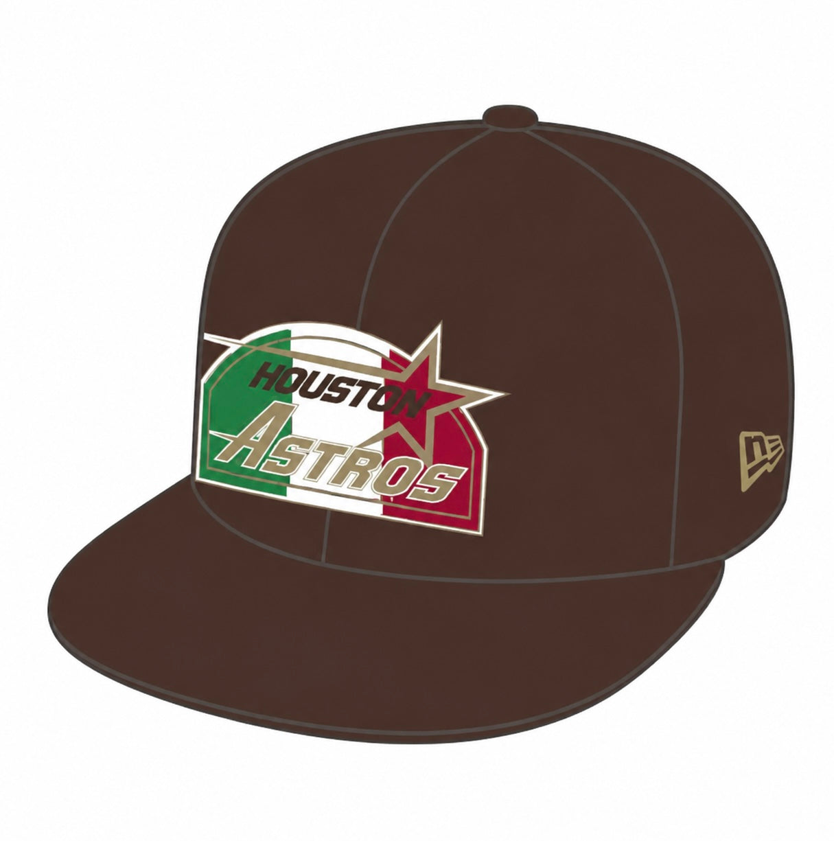 🚨PRE-ORDER ONLY! ETA 9/01/26-9/30/26🚨 Houston Astros "TX CUP 2.0" Exclusive New Era 59Fifty Fitted Hat - Walnut