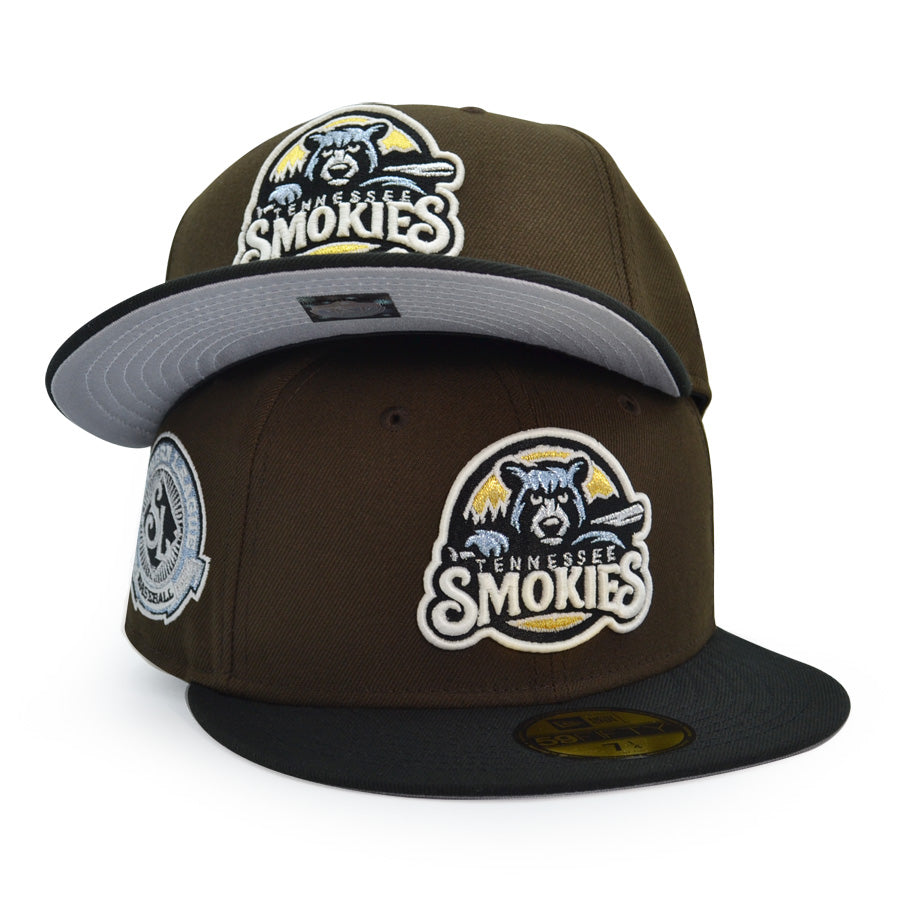 Tennessee Smokies Southern League Exclusive New Era 59Fifty Fitted Hat - Walnut/Black