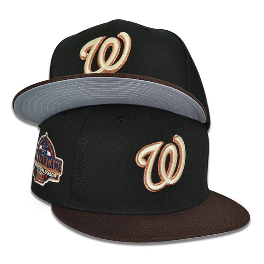 Washington Nationals "THE WITCHER" Exclusive New Era 59Fifty Fitted Hat - Black/Burntwood