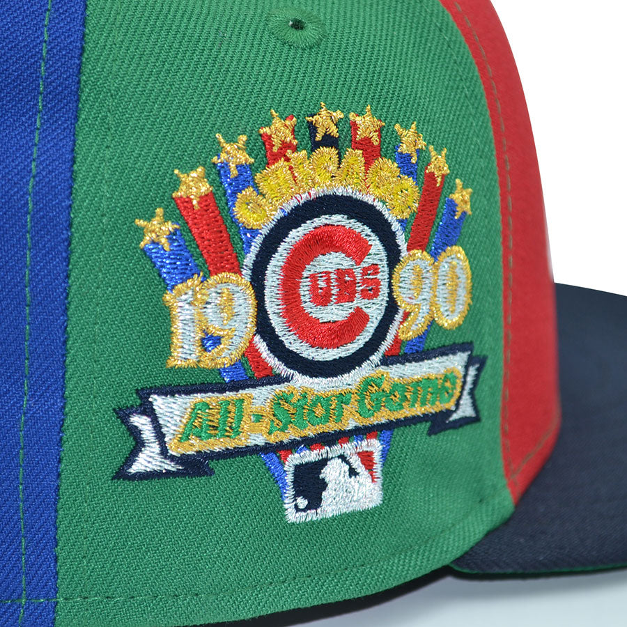 Washington Nationals "POLO DOWN" Exclusive New Era 59Fifty Fitted Hat - Red/Blue/Green/Black Pinwheel