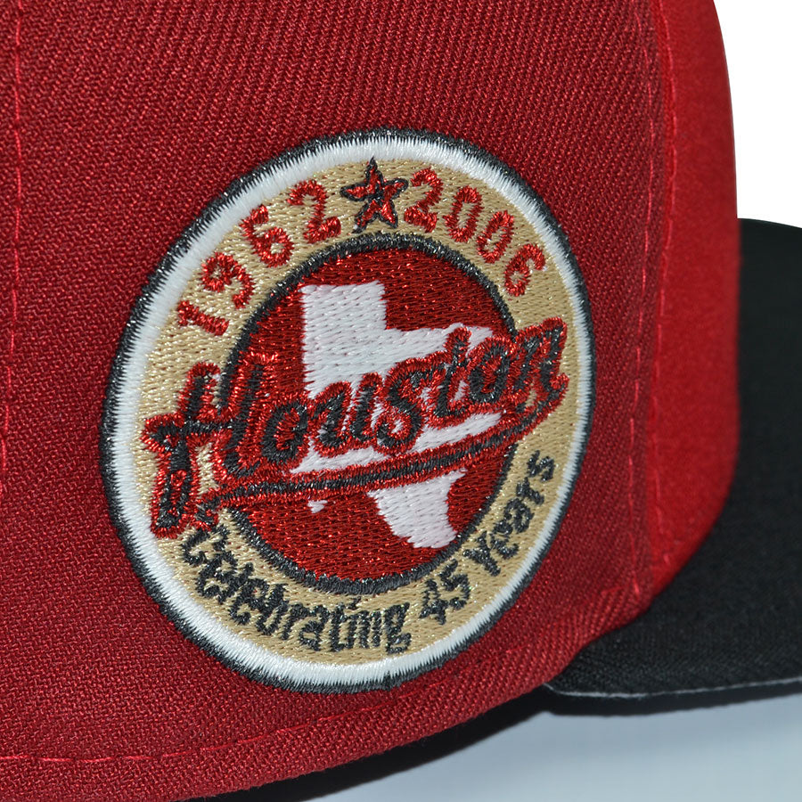Houston Astros "BRICK PINWHEEL" Exclusive New Era 59Fifty Fitted Hat - Red/Brick/Black