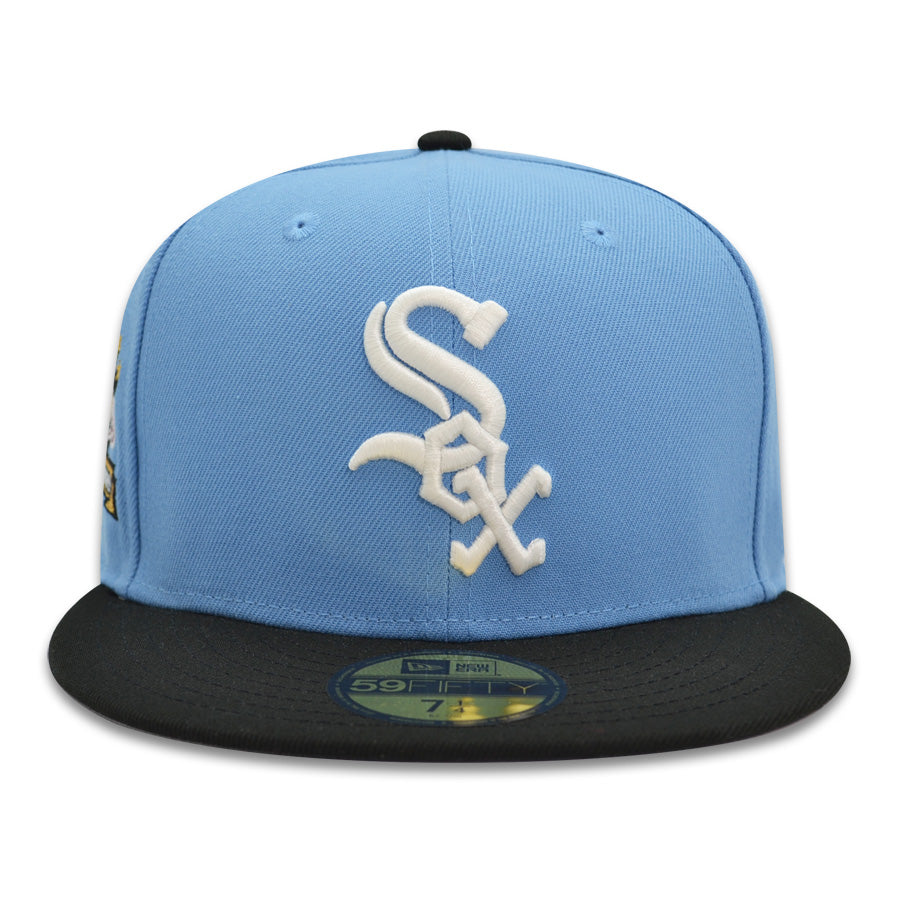 Chicago White Sox 1990 ALL-STAR GAME Exclusive New Era 59Fifty Fitted Hat - Sky/Black