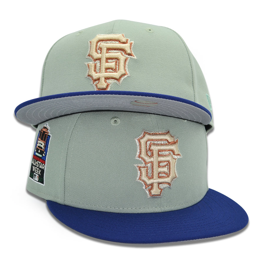 San Francisco Giants "PAINTED LADIES" Exclusive New Era 59Fifty Fitted Hat - Everest/Dark Royal