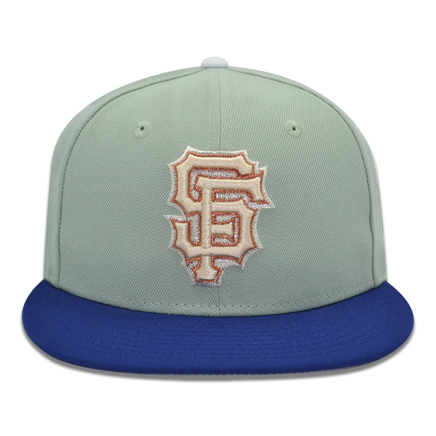 San Francisco Giants "PAINTED LADIES" Exclusive New Era 59Fifty Fitted Hat - Everest/Dark Royal