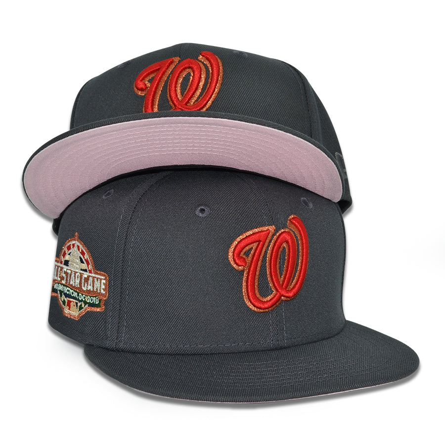 Washington Nationals "GROUP CHAT NATS 2.0" Exclusive New Era 59Fifty Fitted Hat - Dark Graphite