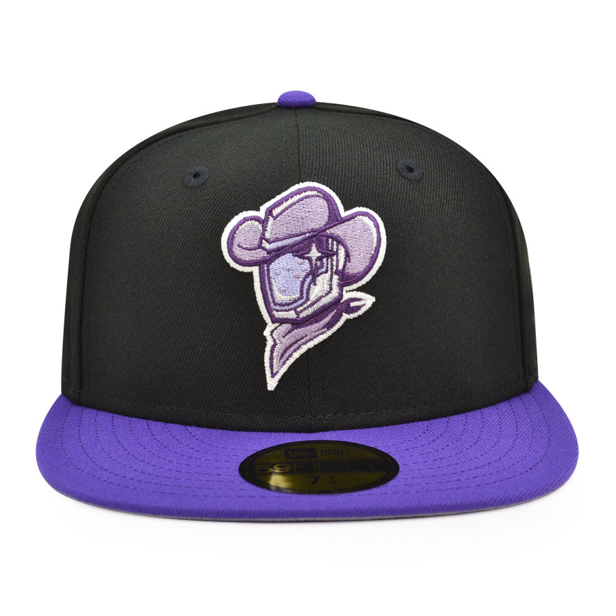 SugarLand Space Cowboys Rocket Exclusive New Era 59Fifty Fitted Hat - Black/Purple