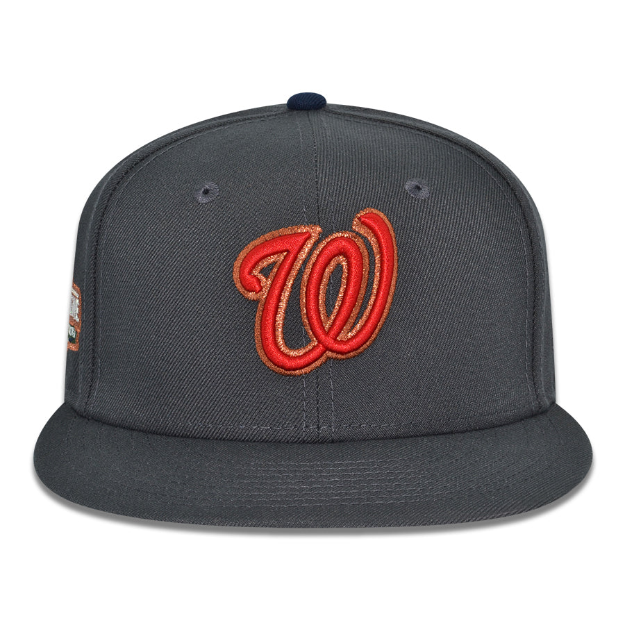 Washington Nationals "GROUP CHAT NATS 2.0" Exclusive New Era 59Fifty Fitted Hat - Dark Graphite