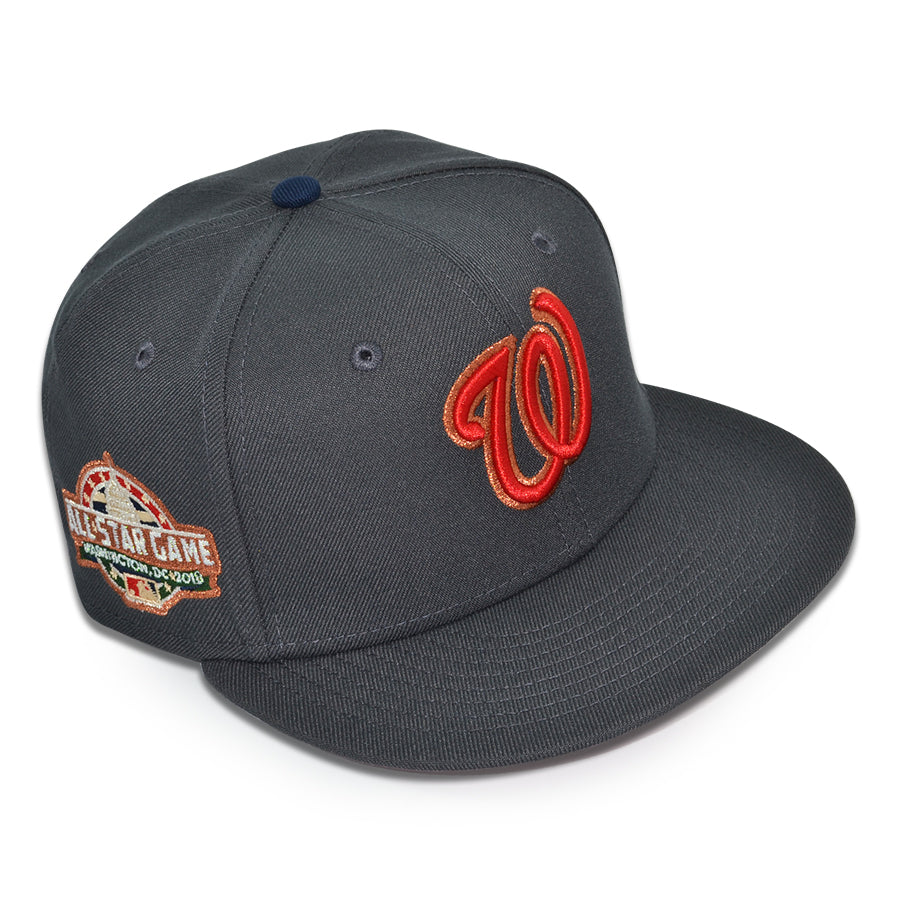 Washington Nationals "GROUP CHAT NATS 2.0" Exclusive New Era 59Fifty Fitted Hat - Dark Graphite