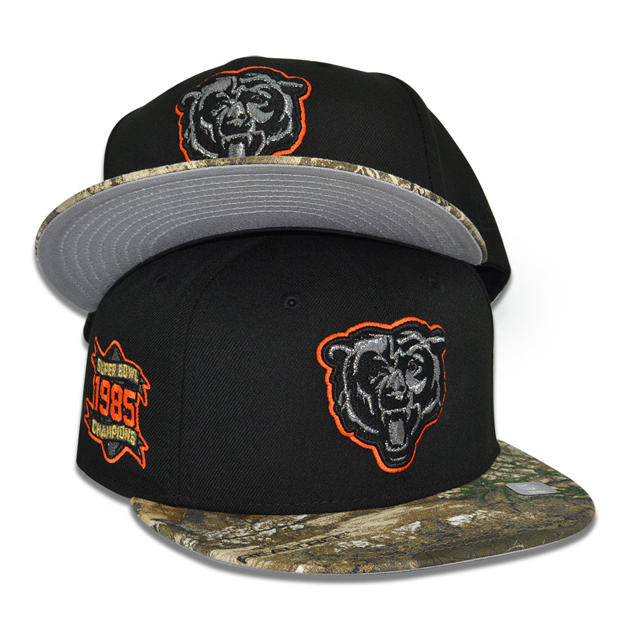 Chicago Bears "MIDWAY MONSTERS" Exclusive New Era 59Fifty Fitted Hat - Black/Real Tree