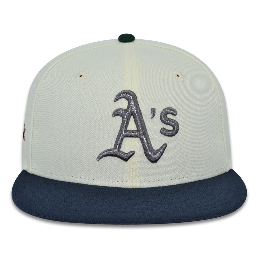 Oakland Athletics "CALI SOUL" Exclusive New Era 59Fifty Fitted Hat - Chrome/Nightshift