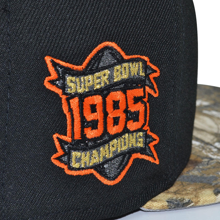 Chicago Bears "MIDWAY MONSTERS" Exclusive New Era 59Fifty Fitted Hat - Black/Real Tree