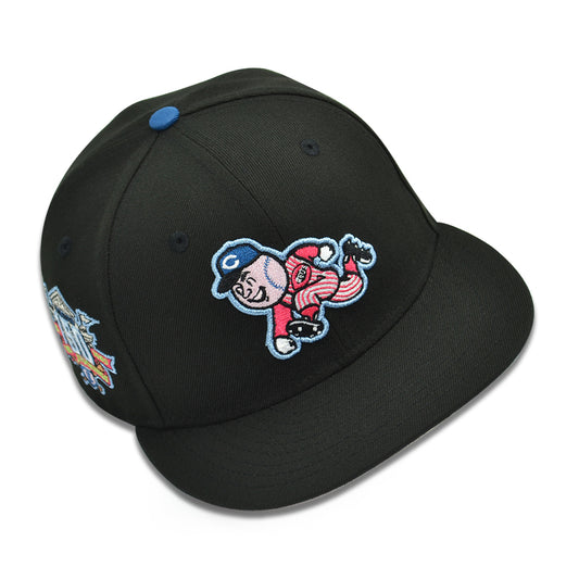 Cincinnati Reds "MR. MIME" Exclusive New Era 59Fifty Fitted Hat - Black Pinky