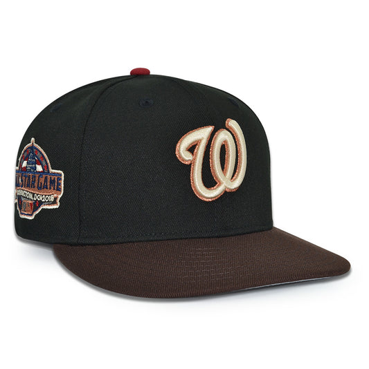 Washington Nationals "THE WITCHER" Exclusive New Era 59Fifty Fitted Hat - Black/Burntwood