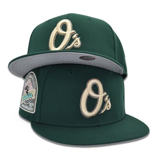 Baltimore Orioles "CHARM CITY 2.0" Exclusive New Era 59Fifty Fitted Hat - Dark Green