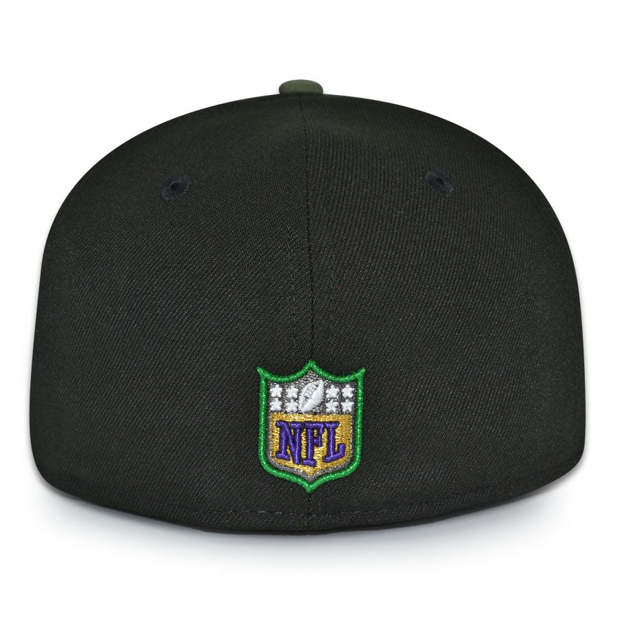 New Orleans Saints "FAT TUESDAY" Exclusive New Era 59Fifty Fitted Hat - Black/Woodland Camo