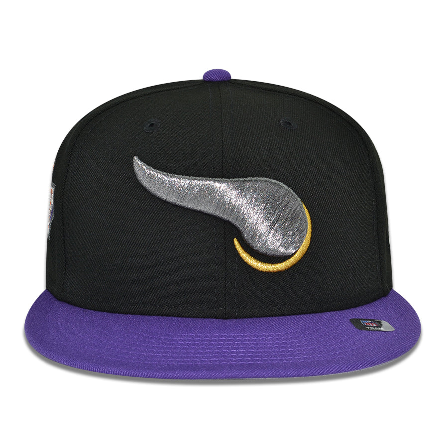 Minnesota Vikings "98 AIR RAID" Exclusive New Era 59Fifty Fitted Hat - Black/Purple