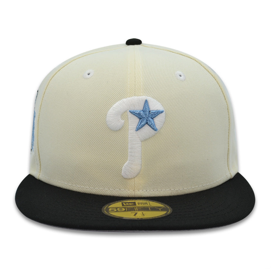 Philadelphia Phillies 1996 ALL-STAR GAME Exclusive New Era 59Fifty Fitted Hat - Chrome/Black