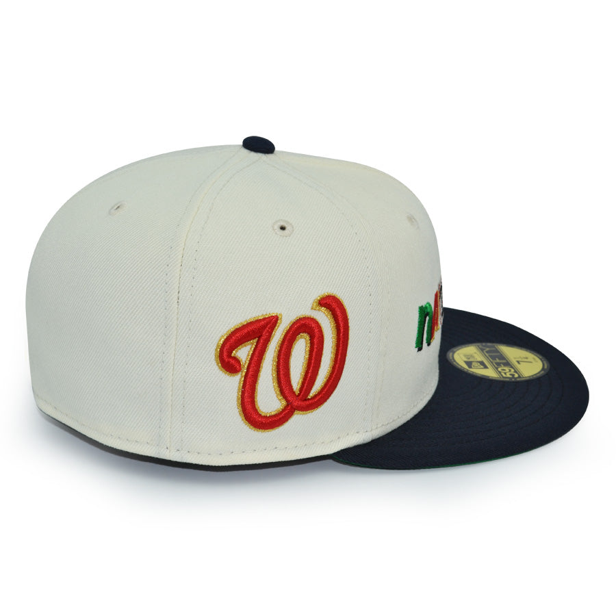 Washington Nationals "RANSOM NOTES" Exclusive New Era 59Fifty Fitted Hat - Chrome/Black