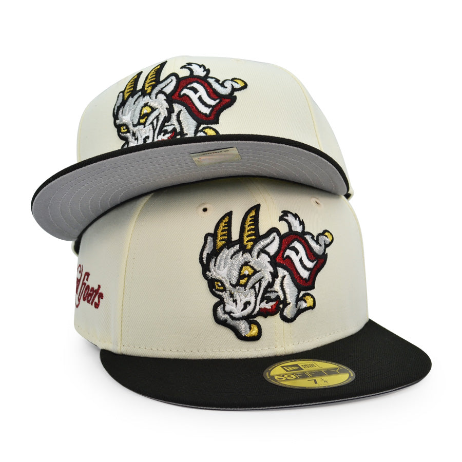 Hartford Yard Goats MILB Exclusive New Era 59Fifty Fitted Hat - White/Black