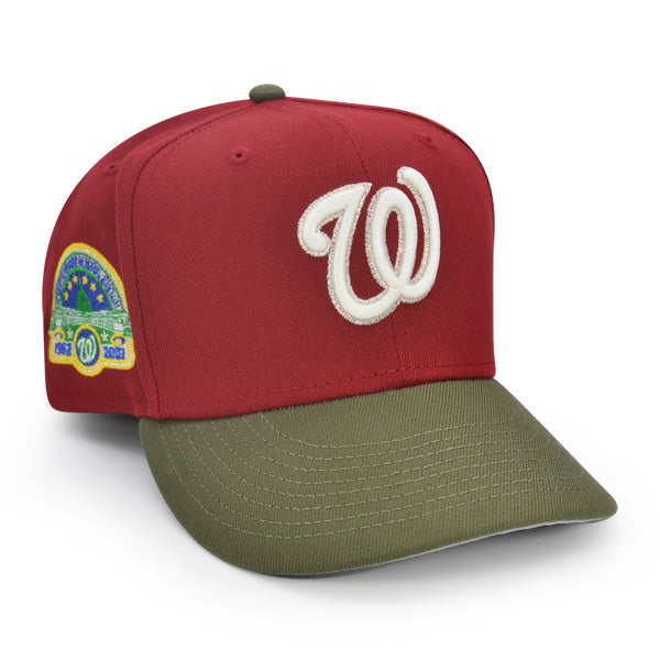 Washington Nationals RFK 45 YEARS Exclusive New Era 59Fifty Fitted Hat - Brick/Olive