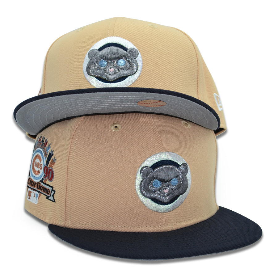 Chicago Cubs "INOSUKE" Exclusive New Era 59Fifty Fitted Hat - Candid Pecan/Navy