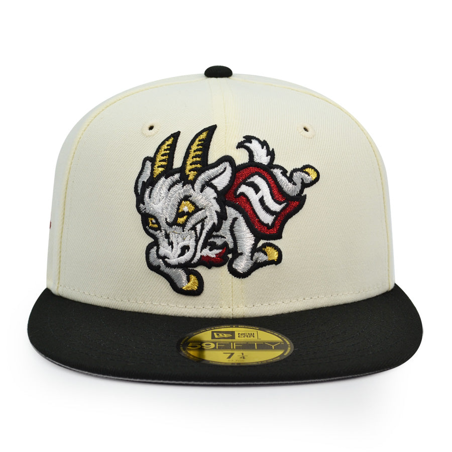 Hartford Yard Goats MILB Exclusive New Era 59Fifty Fitted Hat - White/Black