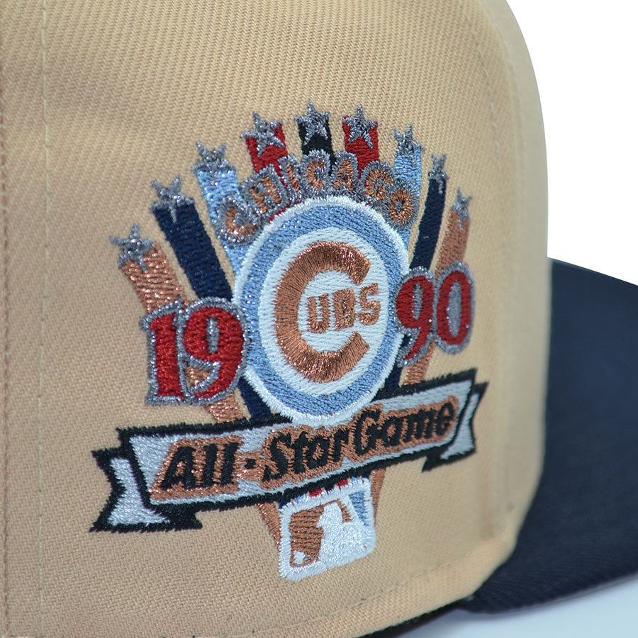 Chicago Cubs "INOSUKE" Exclusive New Era 59Fifty Fitted Hat - Candid Pecan/Navy